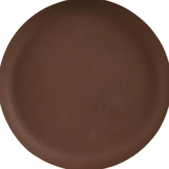 IB Laursen Kerzentablett antikbraun, rund