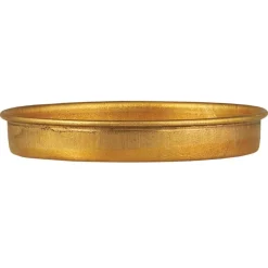 IB Laursen Kerzentablett mit Kante Gloria aus Messing