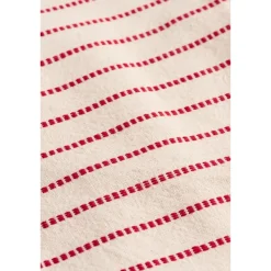 IB Laursen Kissenbezug Holly mit roten eingewebten Streifen