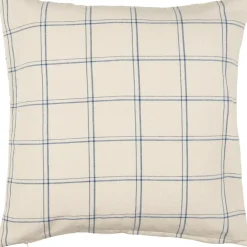 IB Laursen Kissenbezug Theodor natur mit Karomuster