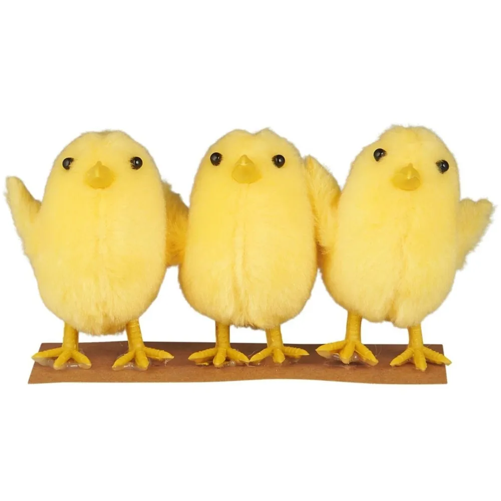 IB Laursen Küken gelb Plüsch Multi Packung