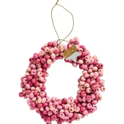 IB Laursen Kranz mit Holzperlen Stillenat handgefertigt