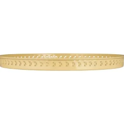 IB Laursen Metall Tablett mit gemusterter Kante