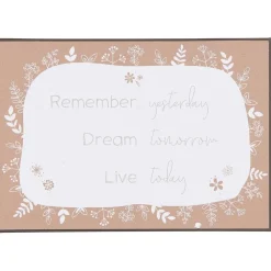 IB Laursen Metallschild Remember yesterday Dream tomorrow Live today