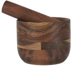 IB Laursen Mörser aus geöltem Akazienholz