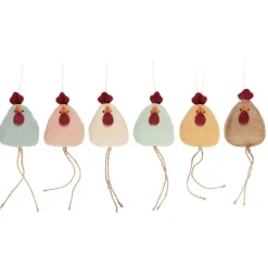 IB Laursen Osterhuhn Aufhänger 6er-Set