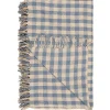 IB Laursen Plaid aus reiner Baumwolle Natur