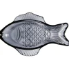 IB Laursen Platte fischförmig aus Glas