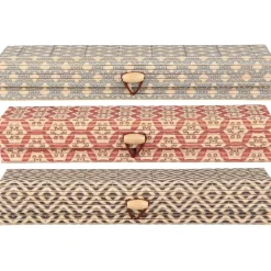 IB Laursen Schachtel, 3er Set mit Muster länglich Bambus