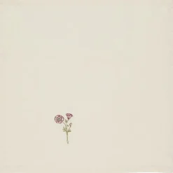 IB Laursen Stoffserviette Flora mit aufgestickten Blumen