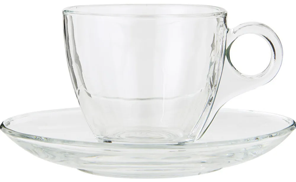 IB Laursen Tasse mit Untertasse Glas