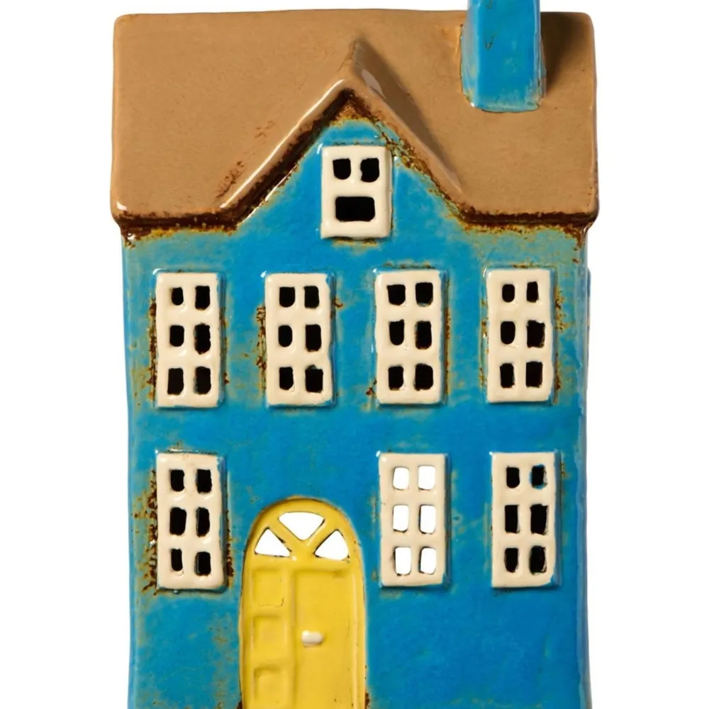 IB Laursen Teelichthaus Nyhavn gelbe Tür