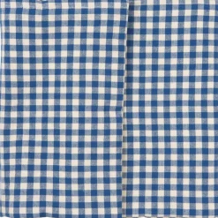 IB Laursen Tischdecke Lucas länglich dunkelblau kariert