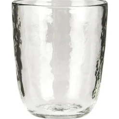 IB Laursen Trinkglas mit strukturiertem klarem Glas