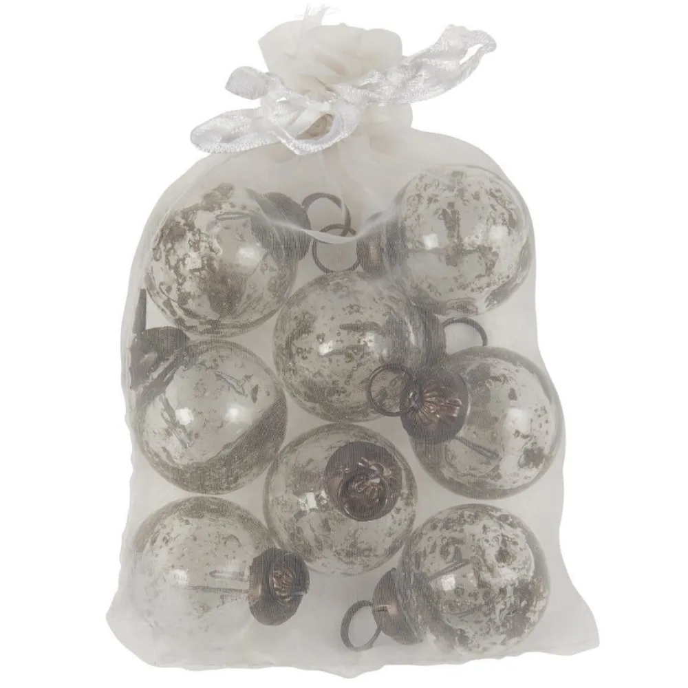 IB Laursen Tüte mit 8 Weihnachtskugeln mini