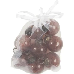 IB Laursen Tüte mit 8 Weihnachtskugeln mini