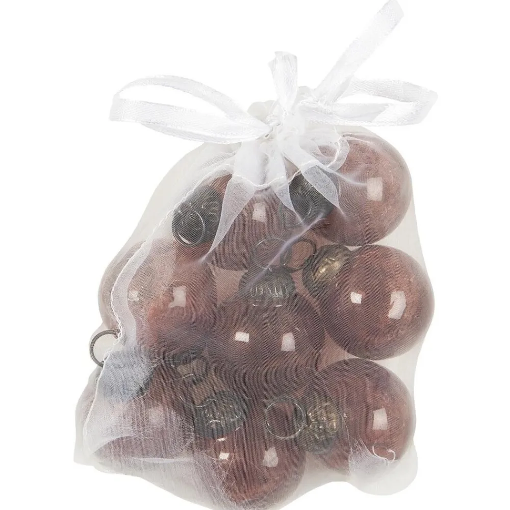 IB Laursen Tüte mit 8 Weihnachtskugeln mini