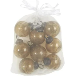 IB Laursen Tüte mit 8 Weihnachtskugeln mini