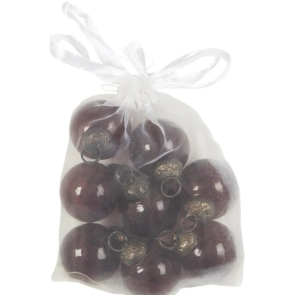 IB Laursen Tüte mit 8 Weihnachtskugeln mini