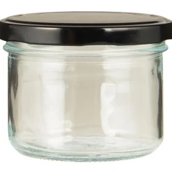 IB Laursen Vorratsglas mit schwarzem Schraubdeckel