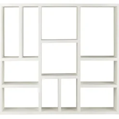 IB Laursen Wandregal mit Fächern UNIKA, weiß