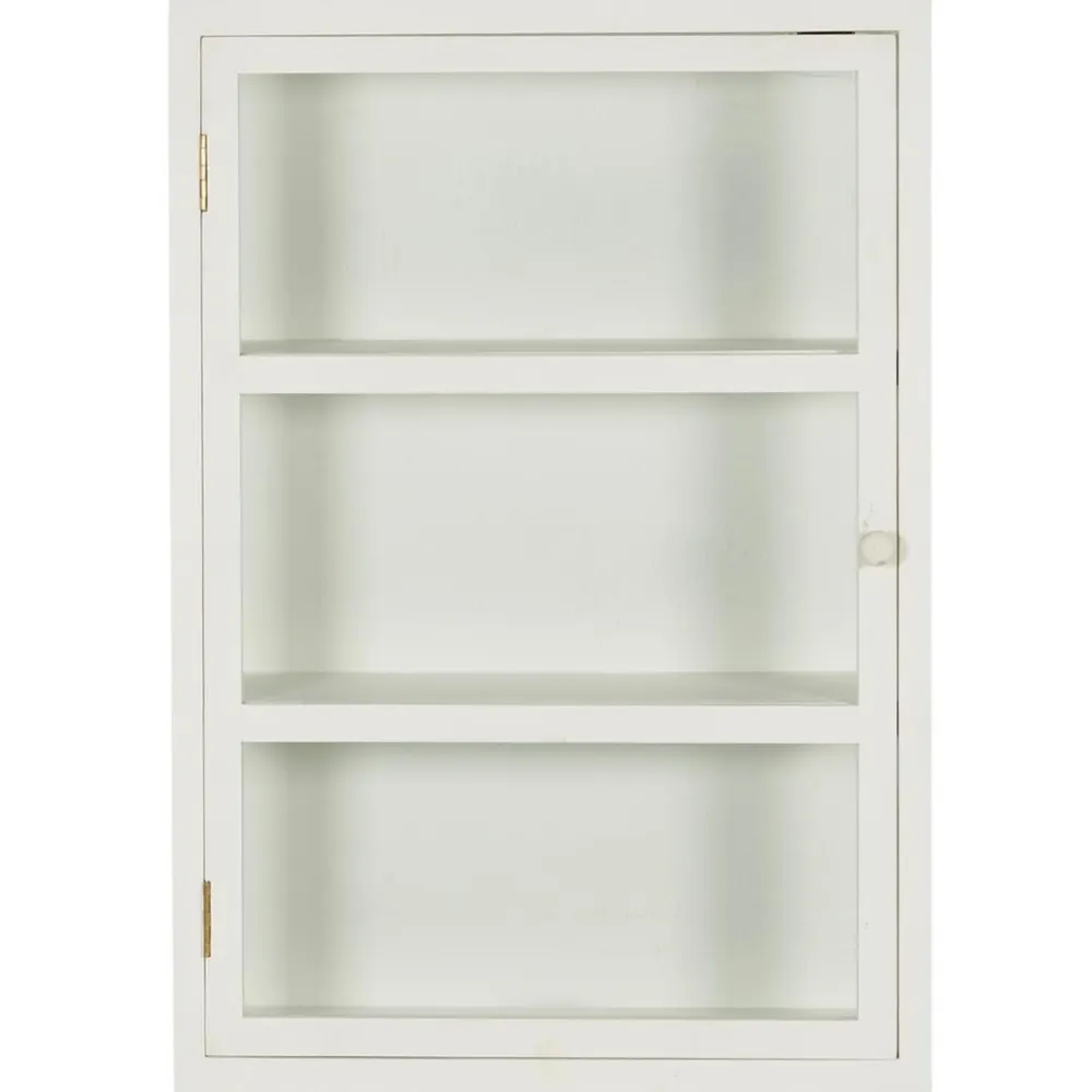 IB Laursen Wandschrank Gilleleje mit 3 Ablagen und 3 Glasseiten