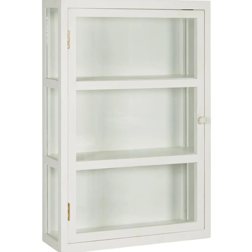 IB Laursen Wandschrank Gilleleje mit 3 Ablagen und 3 Glasseiten