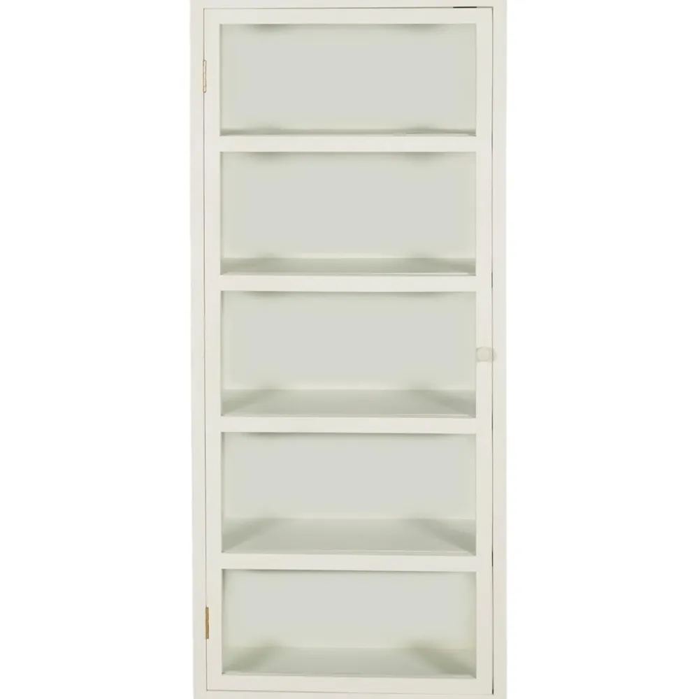 IB Laursen Wandschrank Gilleleje mit 5 Ablagen und 3 Glasseiten