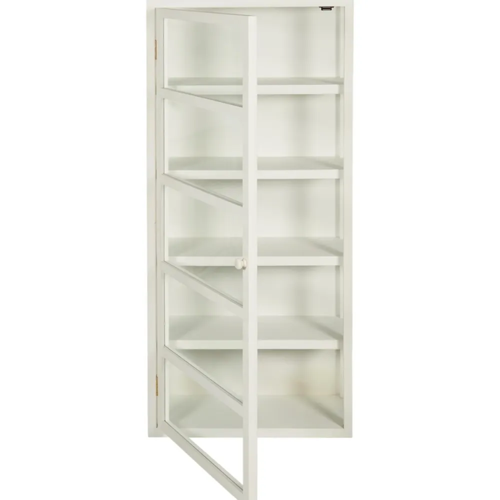 IB Laursen Wandschrank Gilleleje mit 5 Ablagen und 3 Glasseiten