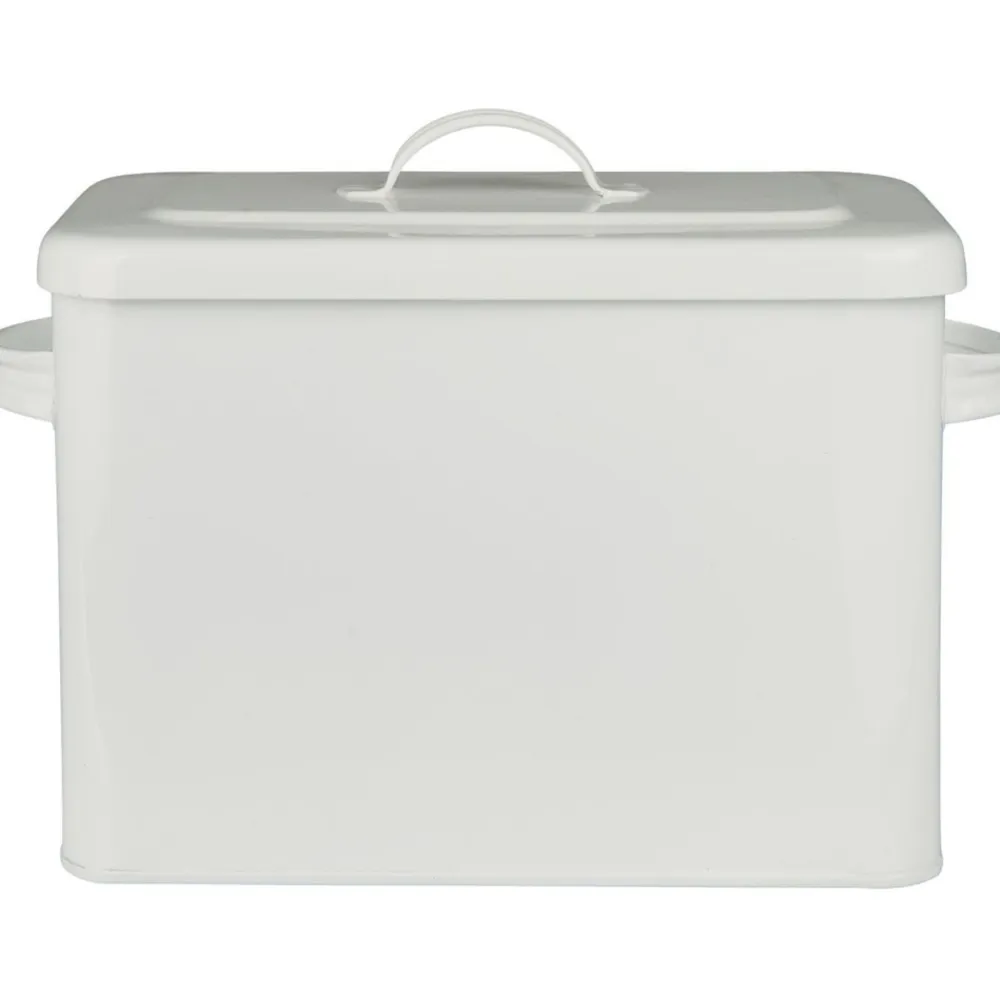 IB Laursen Weiße Metall Box mit Deckel