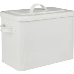 IB Laursen Weiße Metall Box mit Deckel