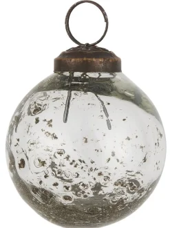 IB Laursen Weihnachtskugel Glas pebbled