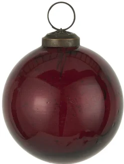 IB Laursen Weihnachtskugel Glas pebbled