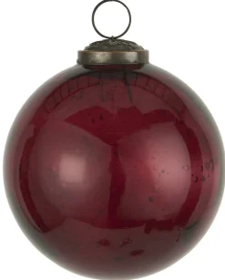 IB Laursen Weihnachtskugel Glas pebbled