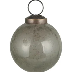 IB Laursen Weihnachtskugel Glas pebbled