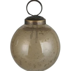 IB Laursen Weihnachtskugel Glas pebbled