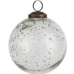 IB Laursen Weihnachtskugel Glas pebbled