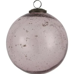 IB Laursen Weihnachtskugel Glas pebbled