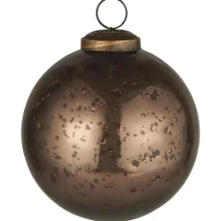 IB Laursen Weihnachtskugel Glas pebbled