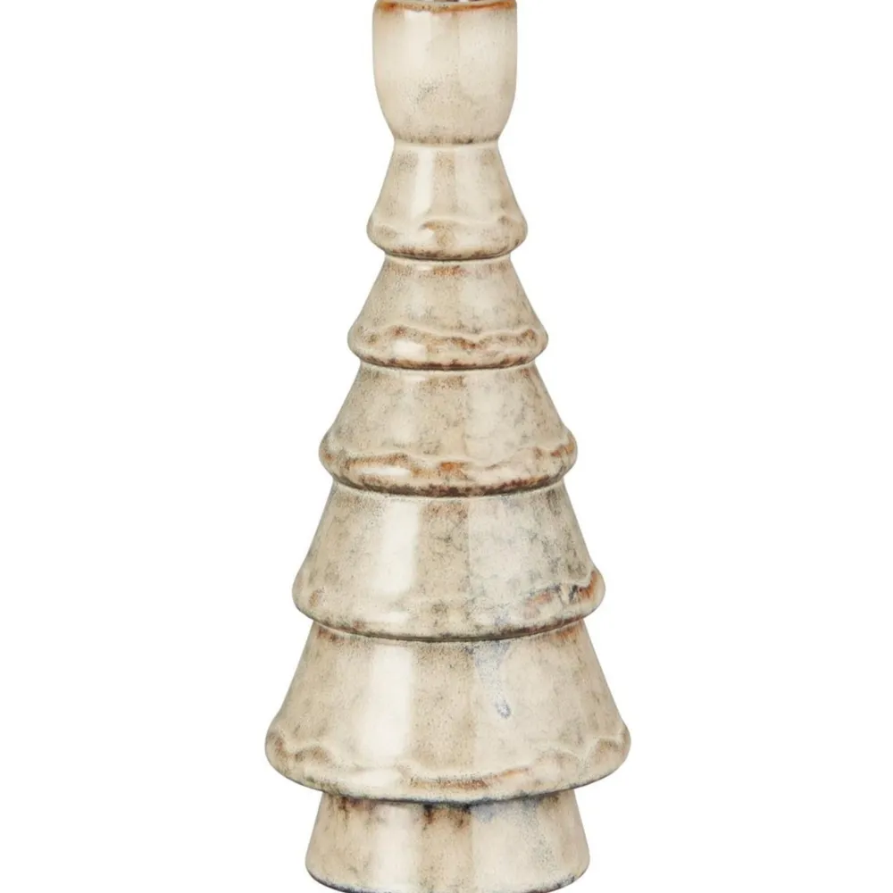 IB Laursen Winterlicher Kerzenhalter gerillt