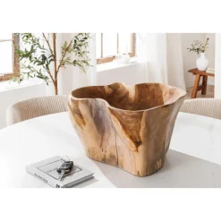 Invicta Dekoschale aus Teakholz Flowers