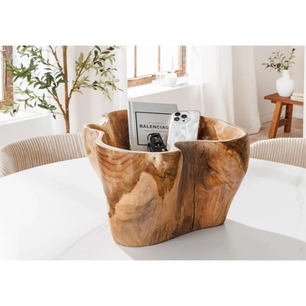 Invicta Dekoschale aus Teakholz Flowers