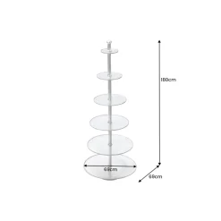Invicta Etagere Abstract XL mit 6 Tabletts