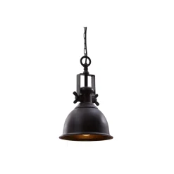 Invicta Pendelleuchte Industrial Metall schwarz Industriestil