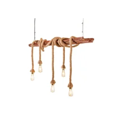 Invicta Pendelleuchte Seven Seas, recyceltes Akazienholz