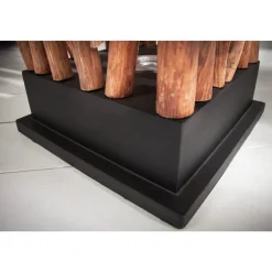 Invicta Stehleuchte Nature Art Longanholz natur