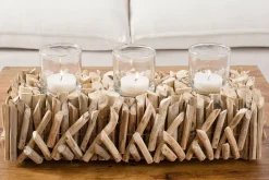 Invicta Windlicht Fossil Treibholz