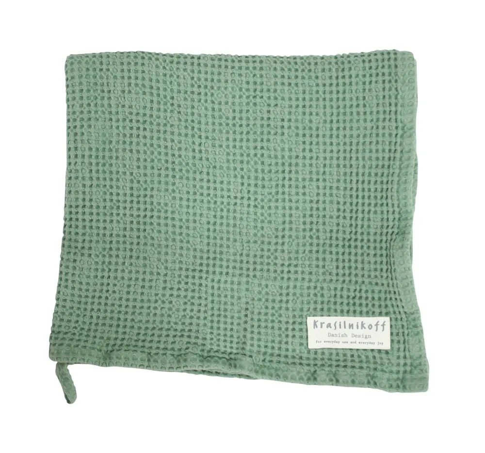 Krasilnikoff Bad-Handtuch mit Waffelstruktur