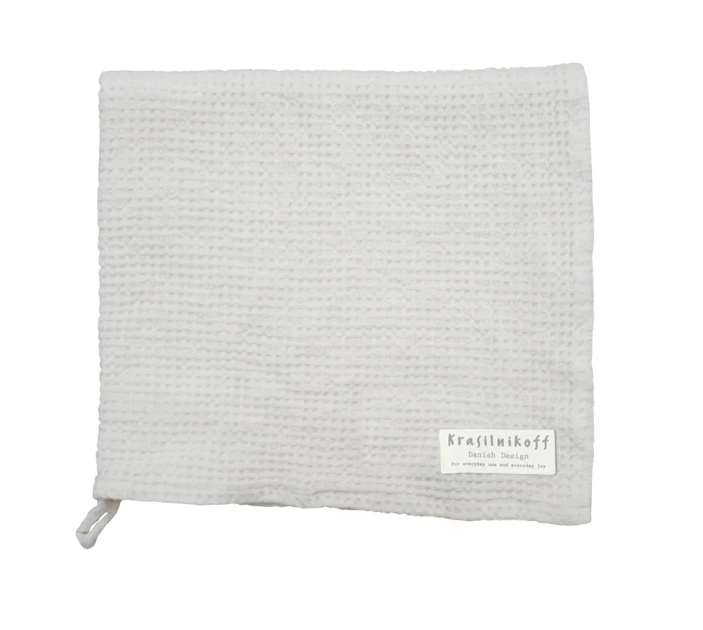 Krasilnikoff Bad-Handtuch mit Waffelstruktur