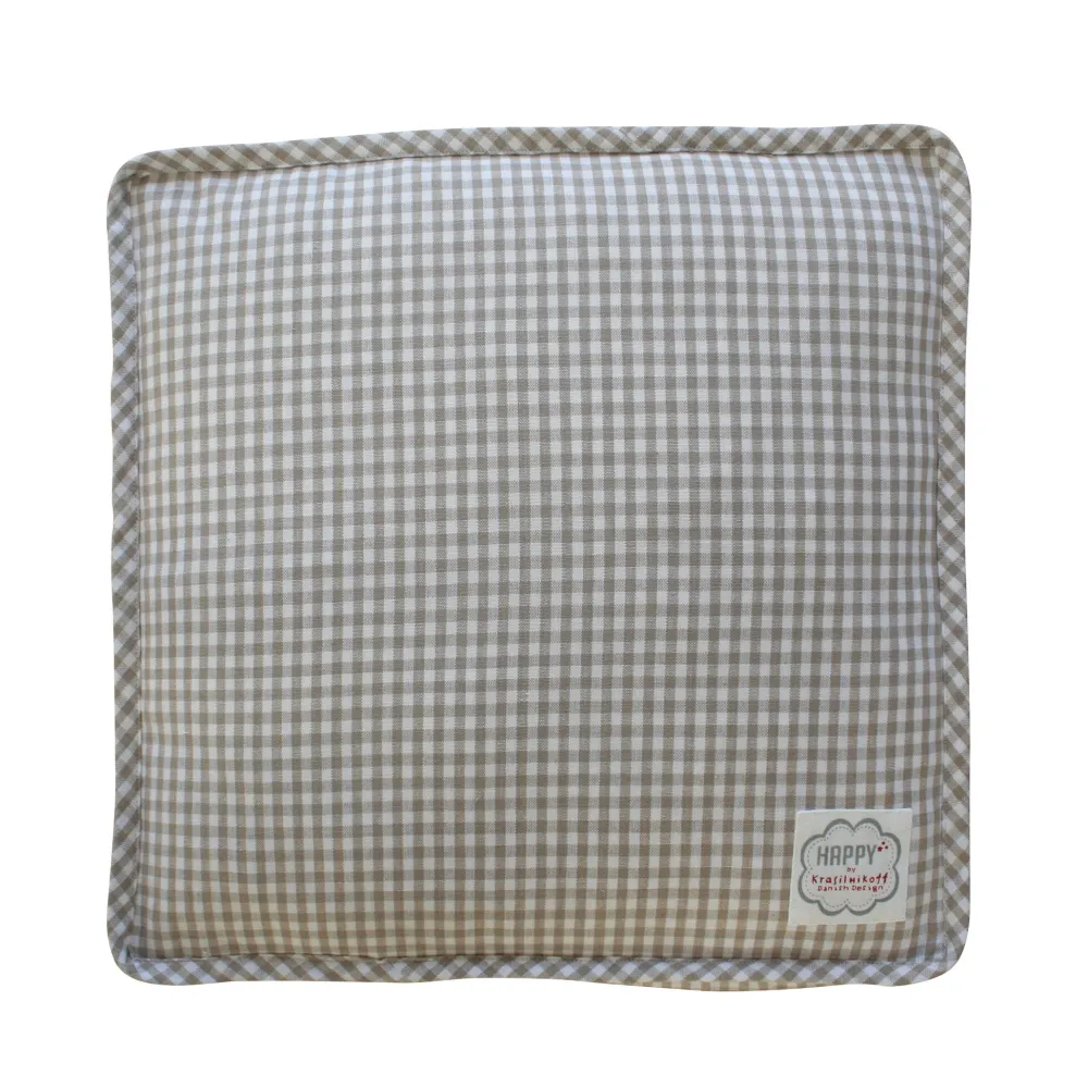 Krasilnikoff Boxkissen Bezug, medium kariert